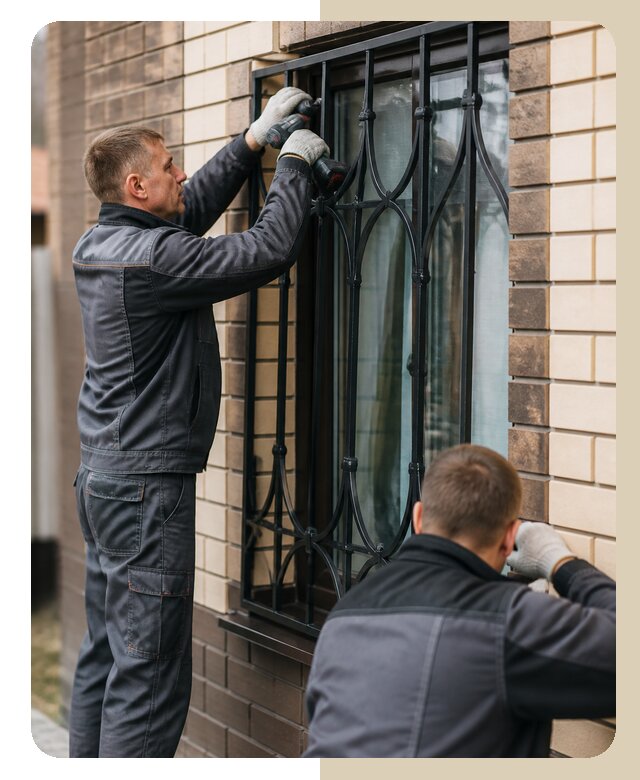 Установка решеток в дом в Рузаевке по цене от 3629 р. | ДвериЛегко-Рзв